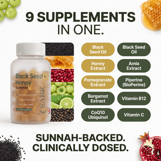 Halal Black seed and Honey Gummies